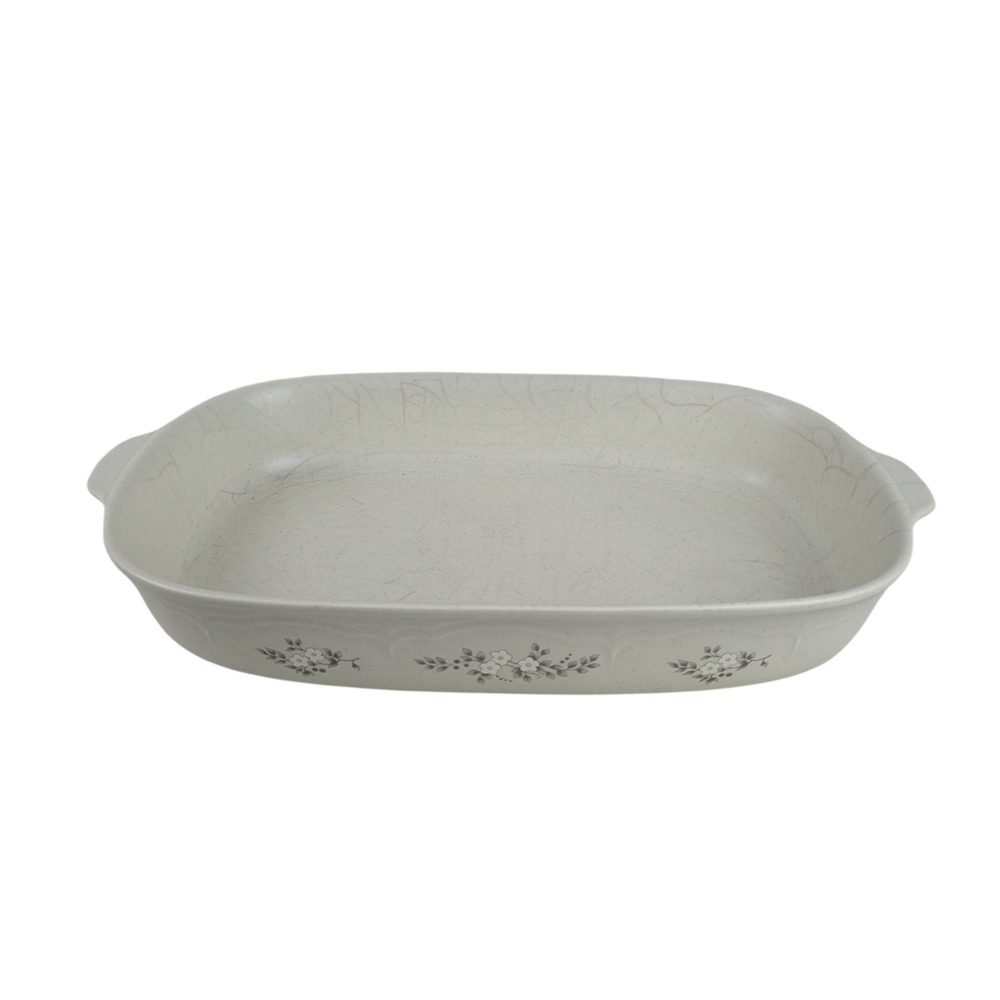 Pfaltzgraff Heirloom 2 Qt Oval Baker Floral Stoneware Casserole Dish